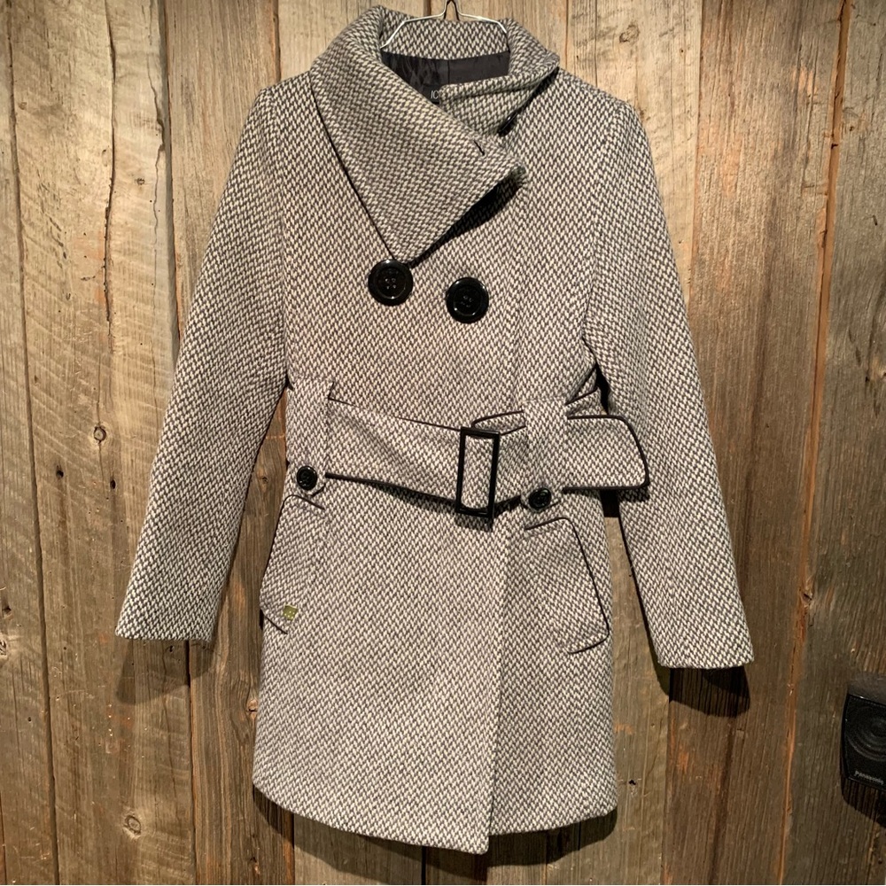 Icone Wool Blend Double Breasted PeaCoat